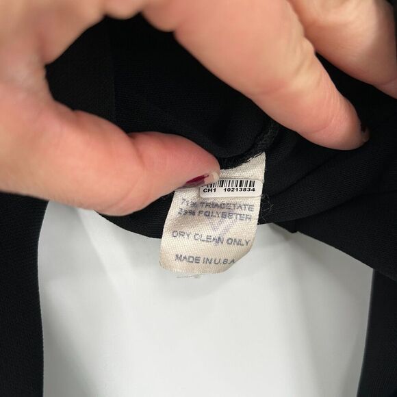 BLANQUE Womens Black Asymmetrical Open Cardigan Sweater Lagenlook Medium / Large - Picture 6 of 6